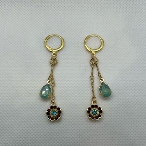 Floral Huggy Earrings